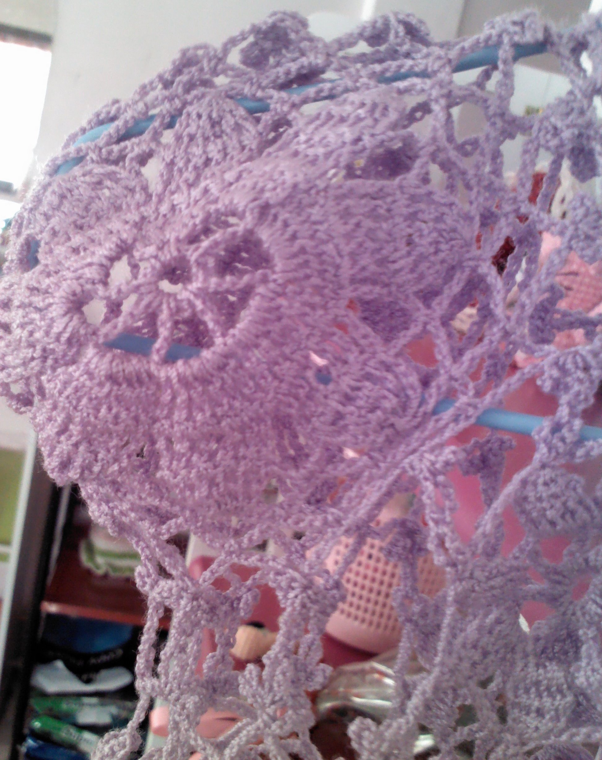 เสื้อถักม่วง