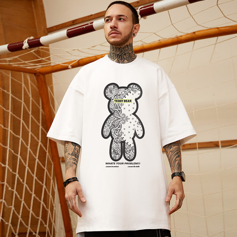เสื้อยืดผู้ชายอ้วน S-5XL(อกเสื้อ39-51นิ้ว)