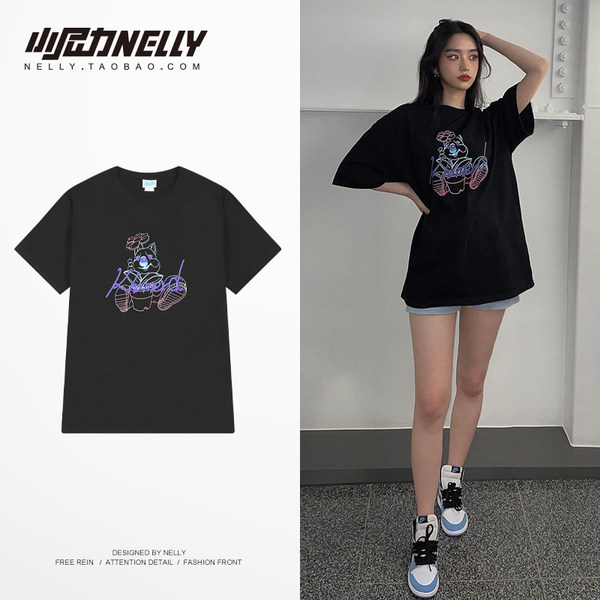 เสื้อยืดคอกลม ผู้ชาย เสื้อยืดผู้ชายเกาหลี เสื้อยืดเกาหลี แบรนด์ NELLY