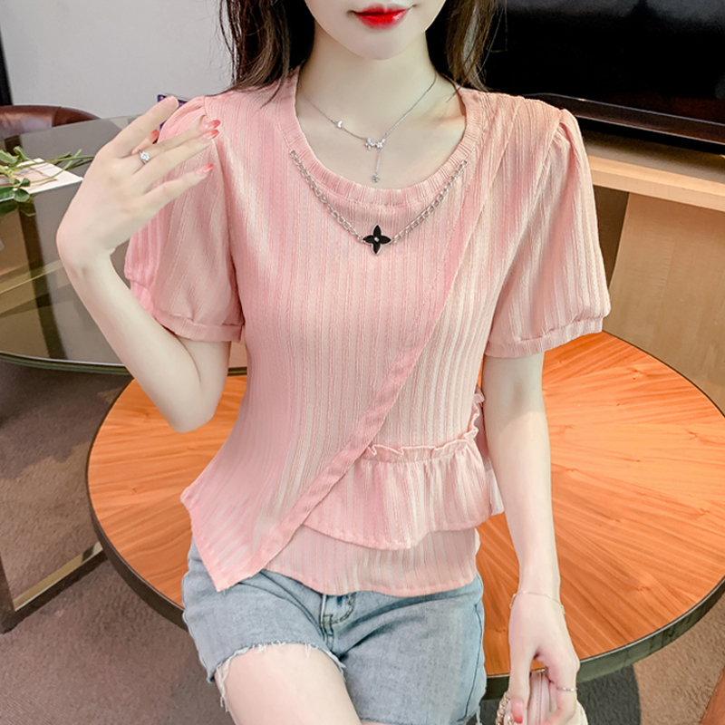 เสื้อผ้าวัยรุ่นเกาหลี เสื้อยืดวัยรุ่นผู้หญิง มีขนาด S M L XL