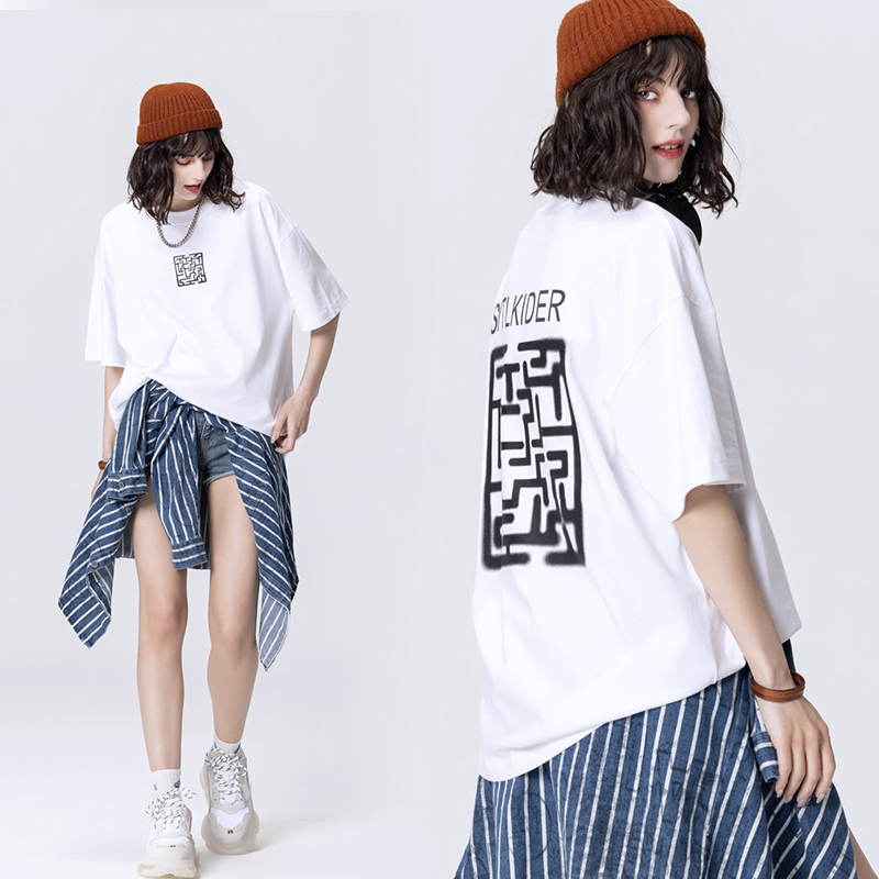 เสื้อผ้าวัยรุ่นเกาหลี เสื้อยืดวัยรุ่นผู้หญิง มีขนาด S M L XL