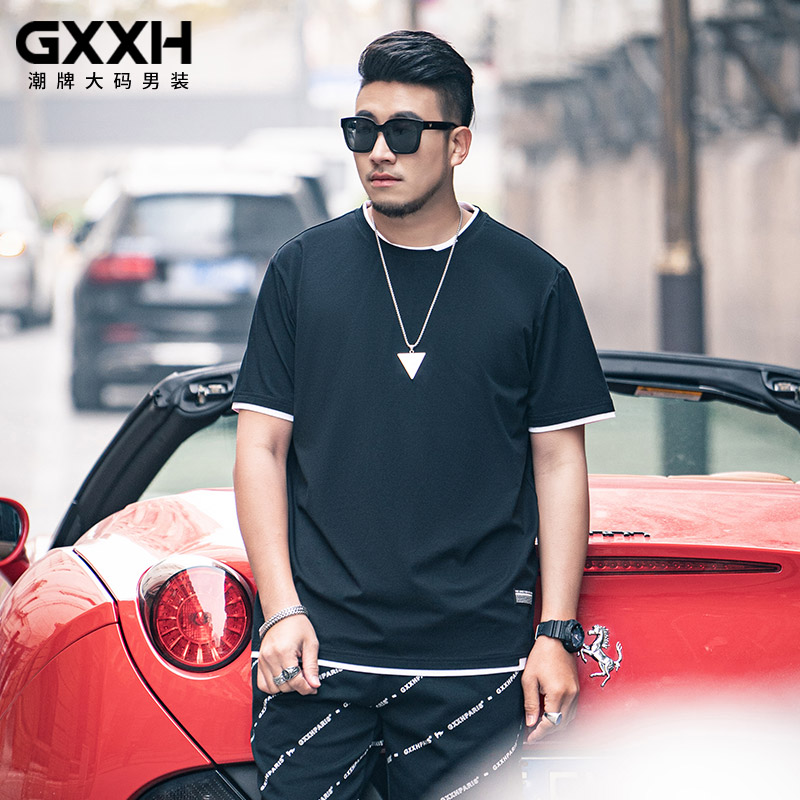 เสื้อยืดผู้ชายอ้วน S-5XL(อกเสื้อ39-51นิ้ว)