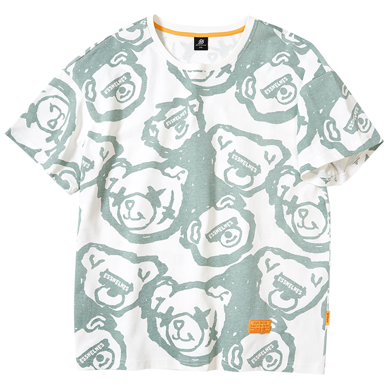 เสื้อยืดผู้ชายอ้วน S-5XL(อกเสื้อ39-51นิ้ว)