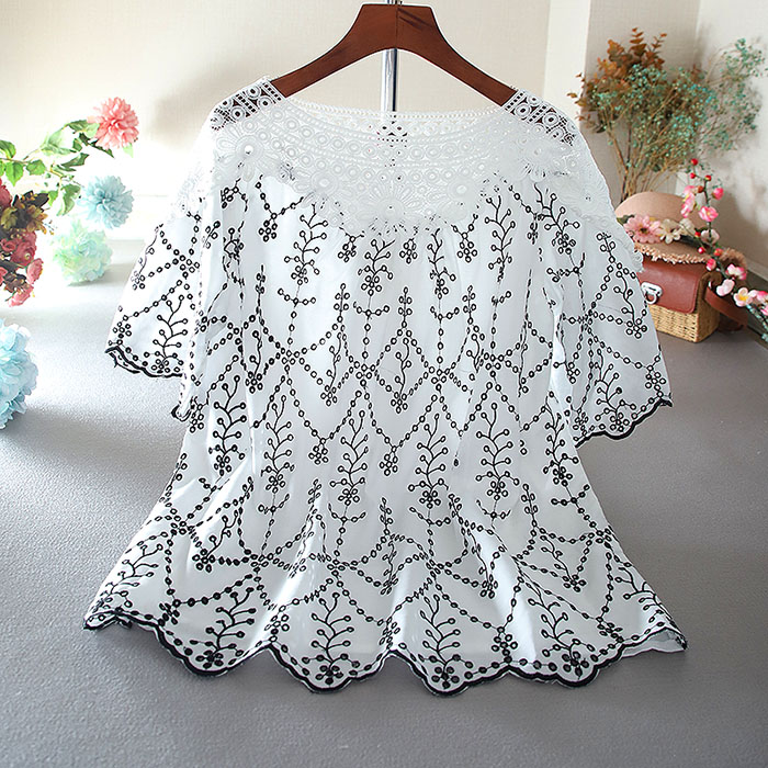 เสื้อลินิน เสื้อผ้าฝ้ายลินิน เสื้อเชิ้ตผ้าลินิน ปักลายสวยๆด้วยด้าย สไตล์VINTAGE BY Dreamroom