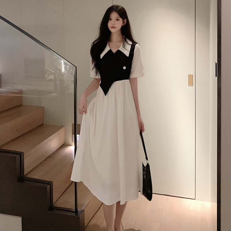 เดรสวัยรุ่น-เดรสคนอ้วนวัยรุ่น L-4XL(อก38-46 นิ้ว)