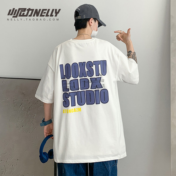 เสื้อยืดคอกลม ผู้ชาย เสื้อยืดผู้ชายเกาหลี เสื้อยืดเกาหลี แบรนด์ NELLY