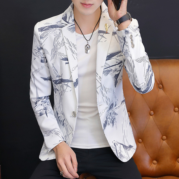 สูท Blazers ผู้ชาย เสื้อคลุมสไตล์สูท สำหรับผู้ชาย