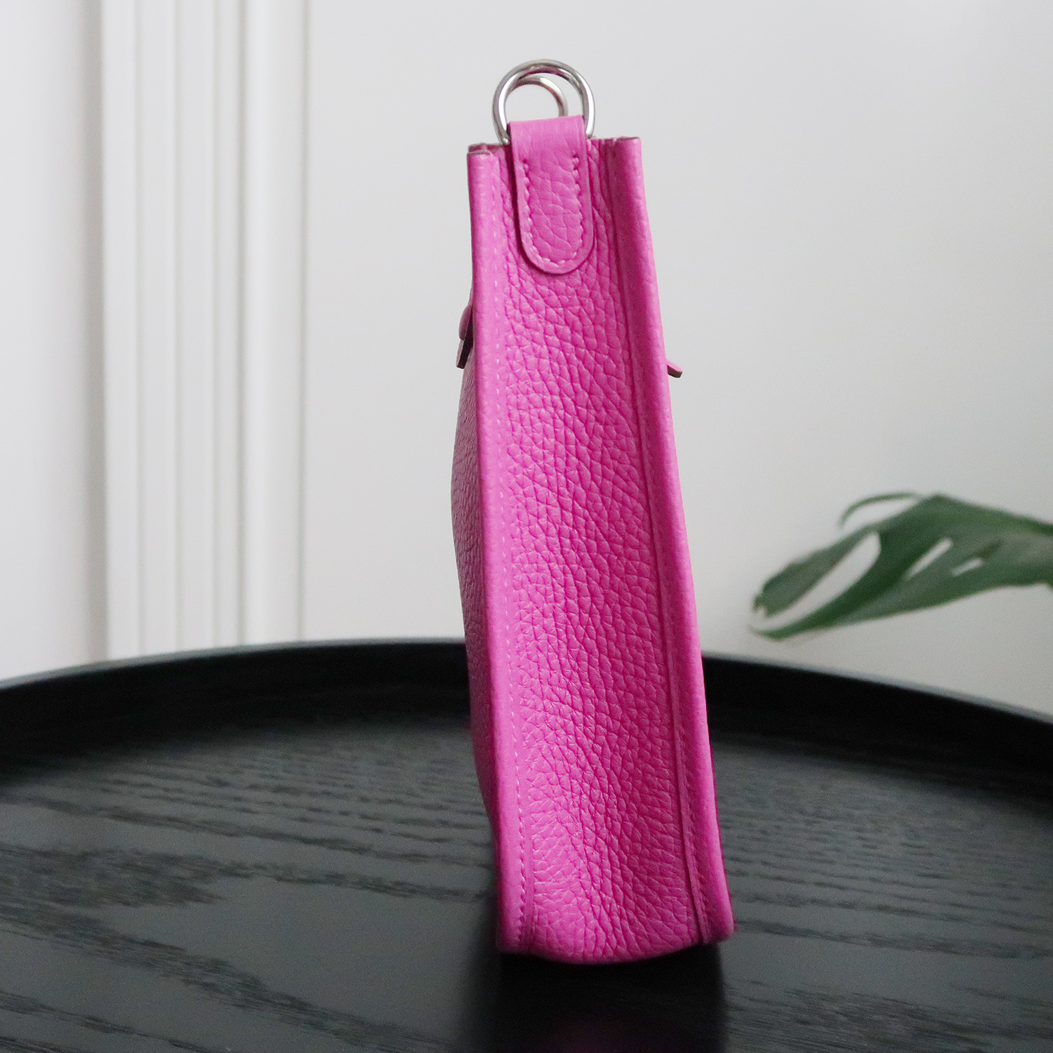 Hermes Magnolia Clemence Leather Evelyne TPM 16 CM PHW