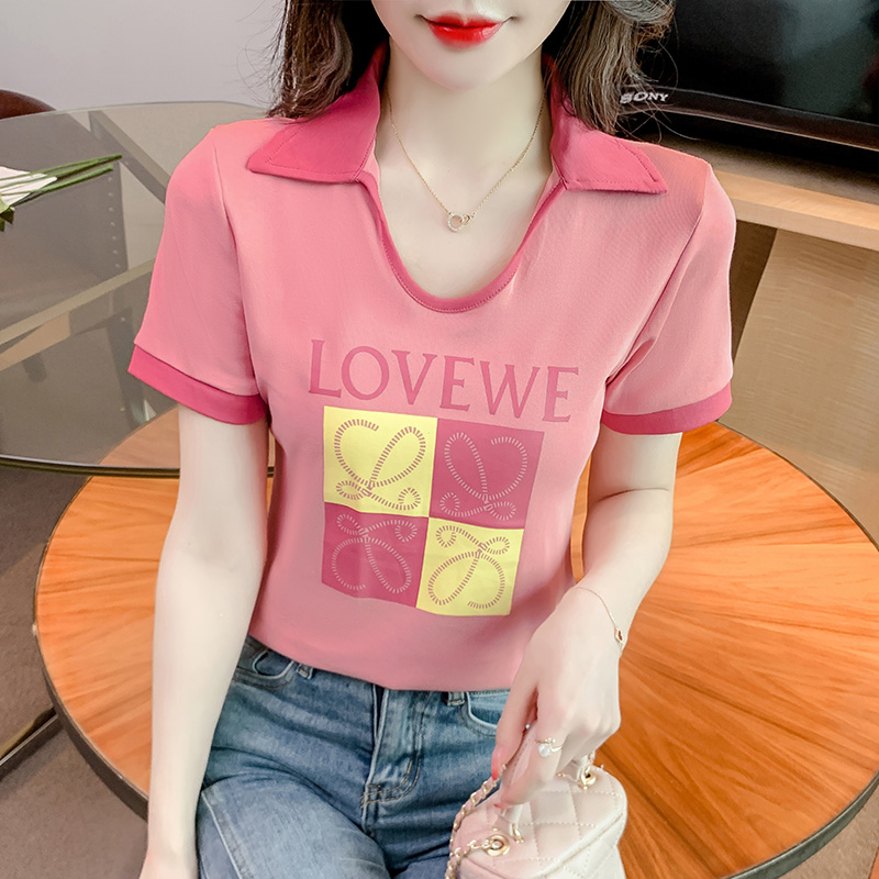 เสื้อผ้าวัยรุ่นเกาหลี เสื้อยืดวัยรุ่นผู้หญิง มีขนาด S M L XL