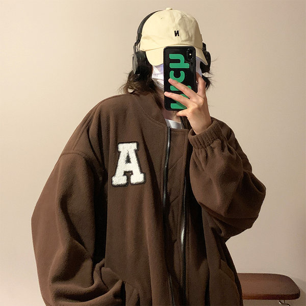 เสื้อแจ็คเก็ตเบสบอล เสื้อคลุม เสื้อแขนยาวสไตล์เกาหลี