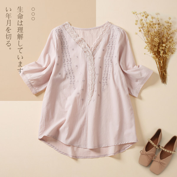 เสื้อลินิน แบบเสื้อสวยๆ เสื้อผ้าฝ้ายลินิน เสื้อเชิ้ตผ้าลินิน BY LININ
