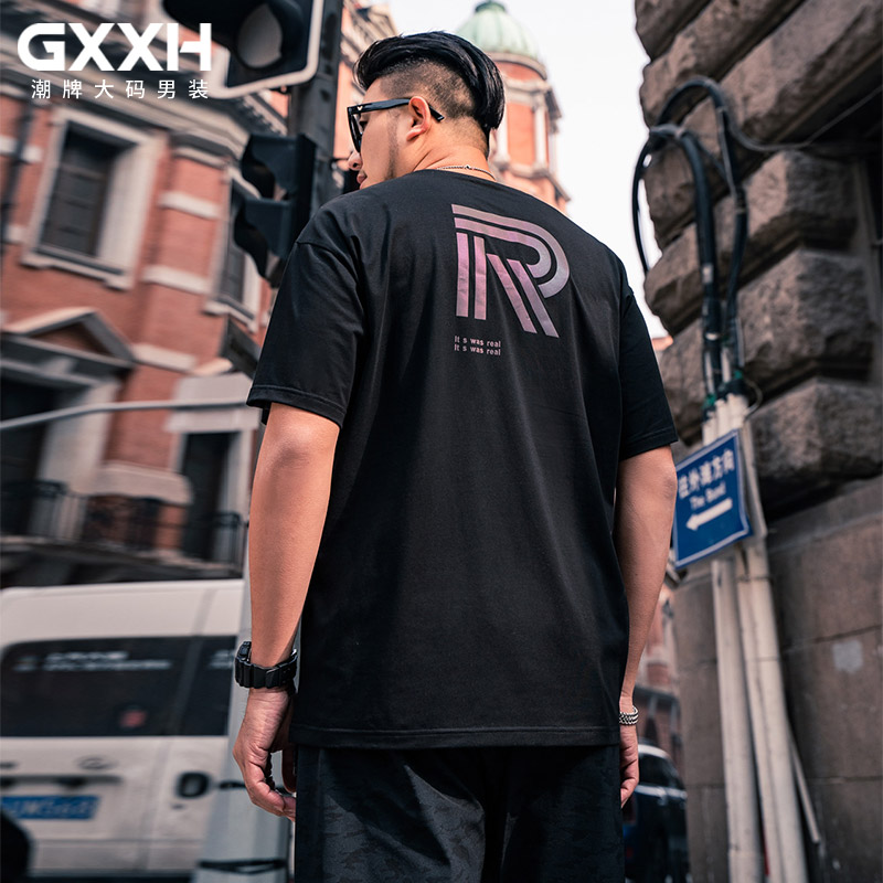 เสื้อยืดผู้ชายอ้วน S-5XL(อกเสื้อ39-51นิ้ว)