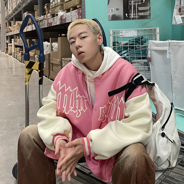 เสื้อแจ็คเก็ตเบสบอล เสื้อคลุม เสื้อแขนยาวสไตล์เกาหลี