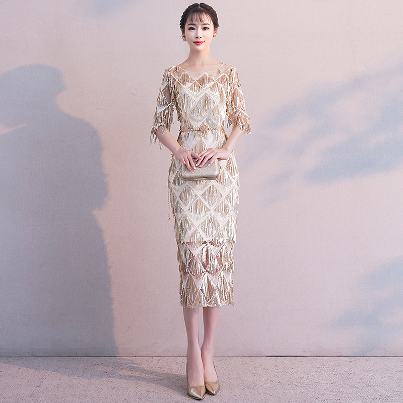 ชุดราตรี ชุดราตรีสวยหรู แบบ ทันสมัย Evening dress