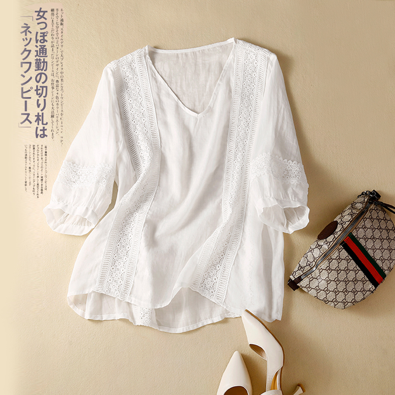 เสื้อลินิน แบบเสื้อสวยๆ เสื้อผ้าฝ้ายลินิน เสื้อเชิ้ตผ้าลินิน BY LININ