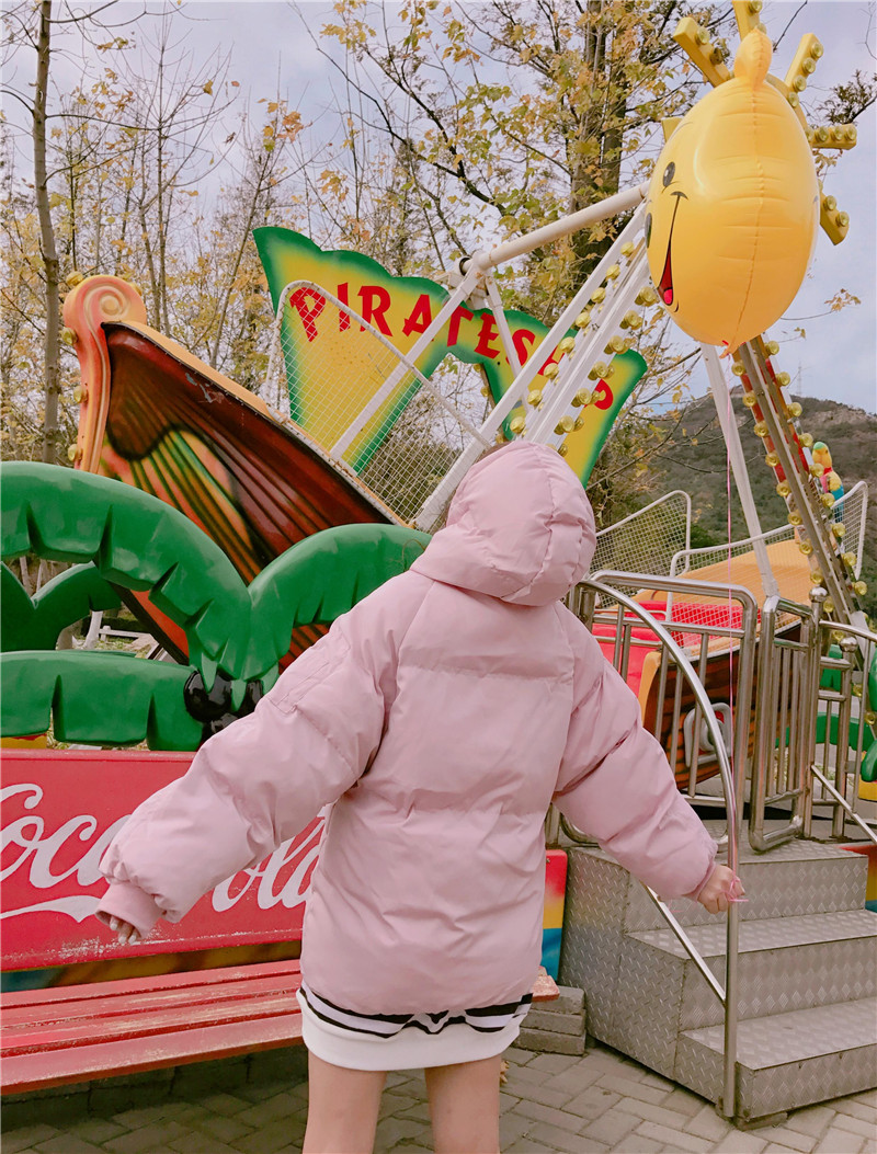 เสื้อกันหนาว ตัวสั้น สีชมพู น่ารักมาๆ งานจริงตามแบบเลยจ้า