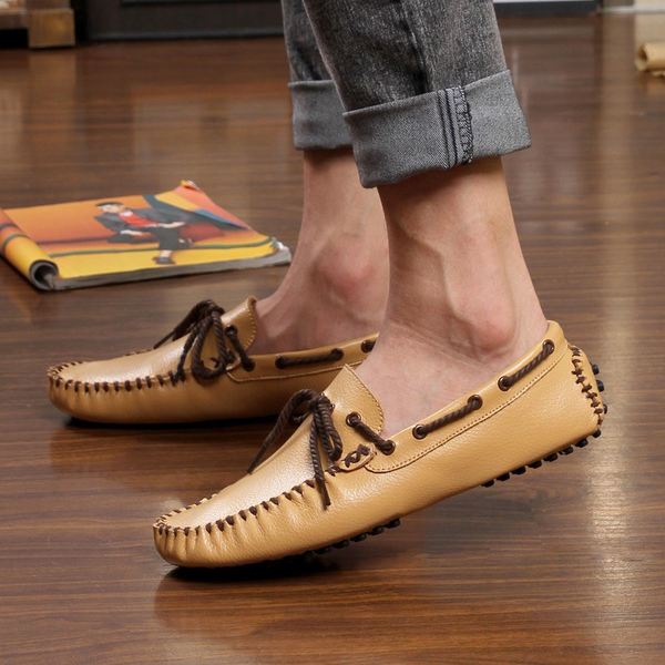 รองเท้าหนังผู้ชาย มีไซส์39-44 รองเท้าโลฟเฟอร์ชาย Slip-On Shoes