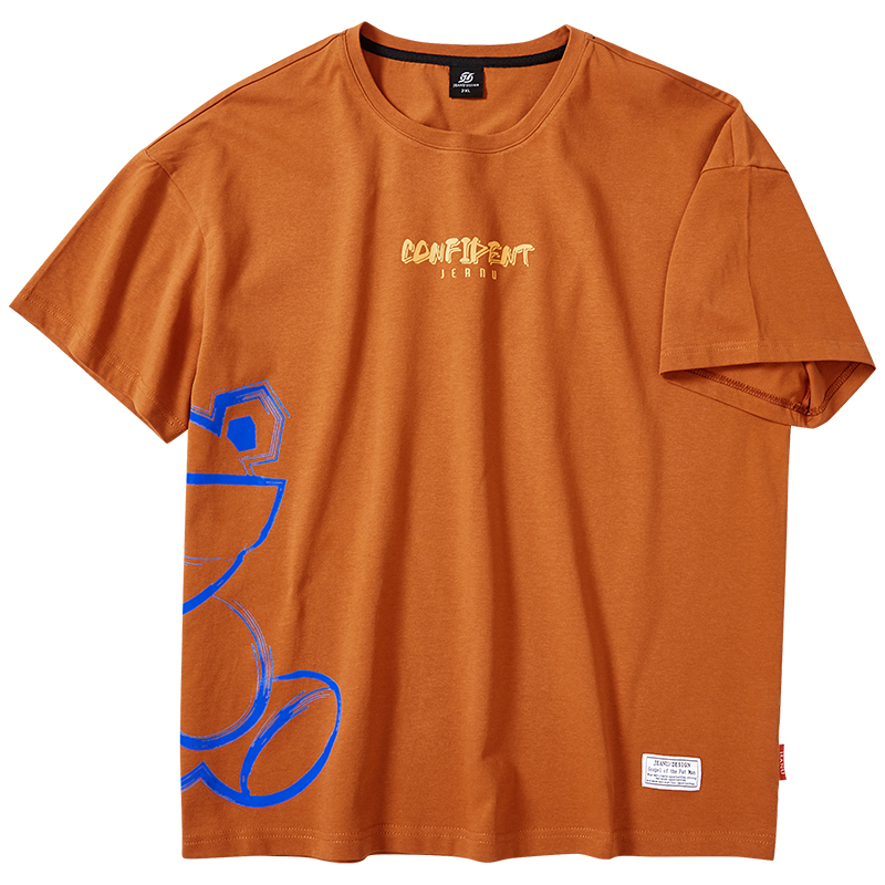 เสื้อยืดผู้ชายอ้วน S-5XL(อกเสื้อ39-51นิ้ว)