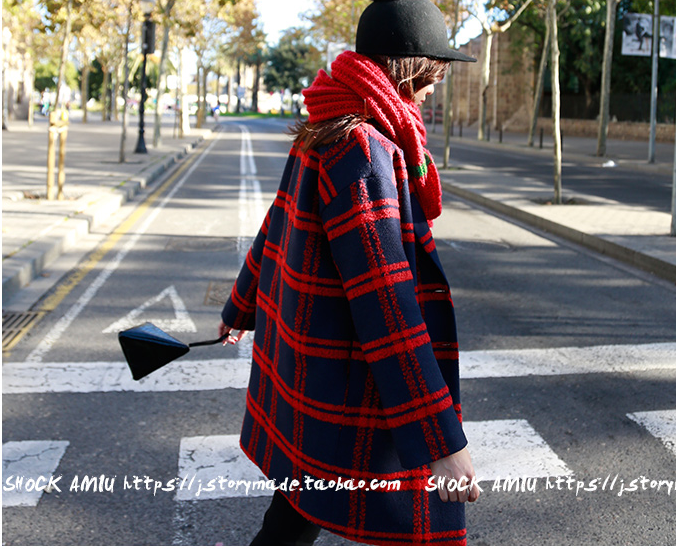 OverCoat เสื้อโค้ทกันหนาว ทรงโอเวอร์ สไตล์ยุโรป ดีไซน์หรู งานดี ตามแบบ 100% same pic