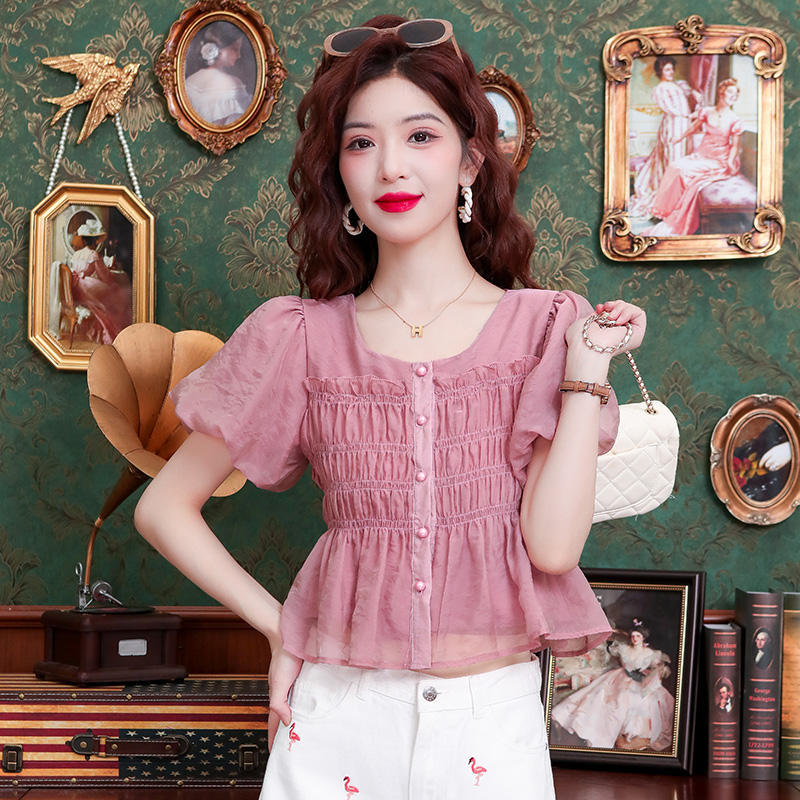 เสื้อเชิ้ตผู้หญิงใส่ทํางาน 390 บาทต่อชิ้น ฟรีค่าจัดส่ง