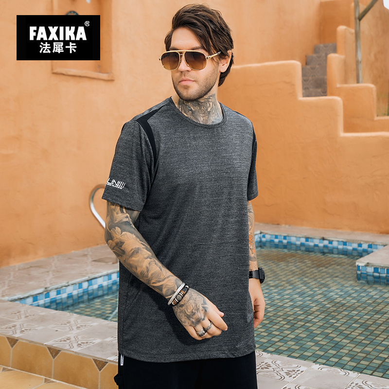 เสื้อยืดผู้ชายอ้วน S-5XL(อกเสื้อ39-51นิ้ว)