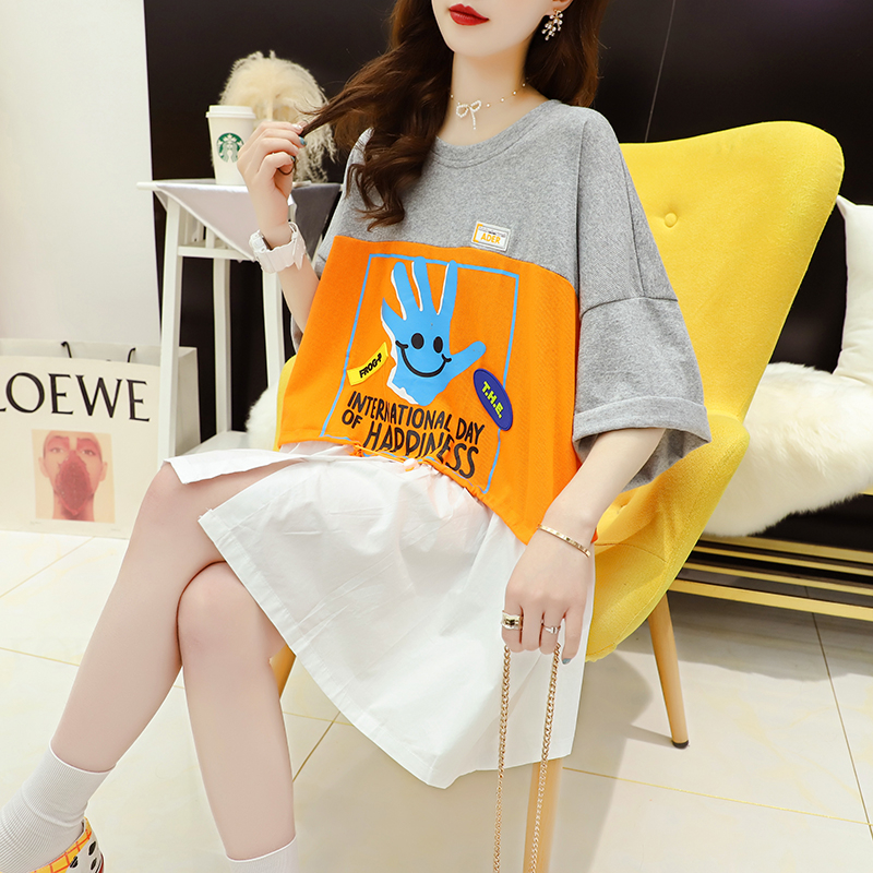 เสื้อยืดคนอ้วนแบบโอเวอร์ไซส์แบบ ulzzang fashion สนใจทักแชท