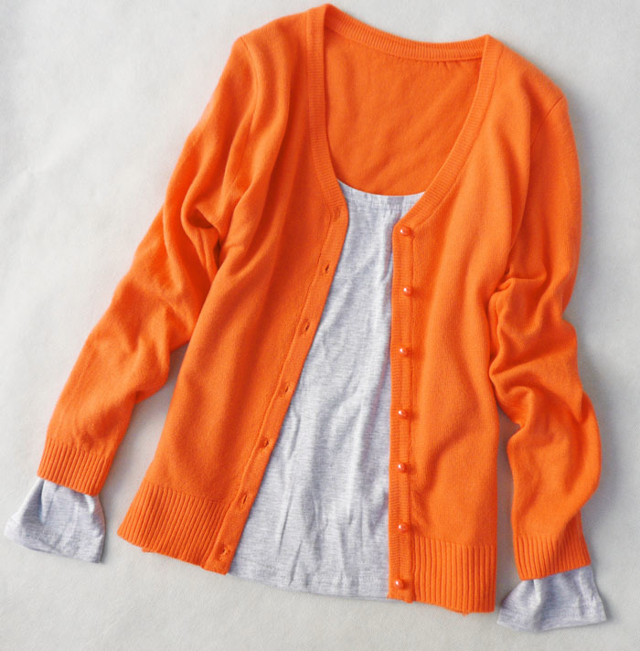 เสื้อคลุมไหมพรมคาร์ดิแกนตัวยาว