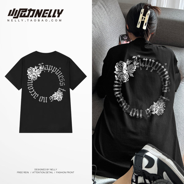 เสื้อยืดคอกลม ผู้ชาย เสื้อยืดผู้ชายเกาหลี เสื้อยืดเกาหลี แบรนด์ NELLY