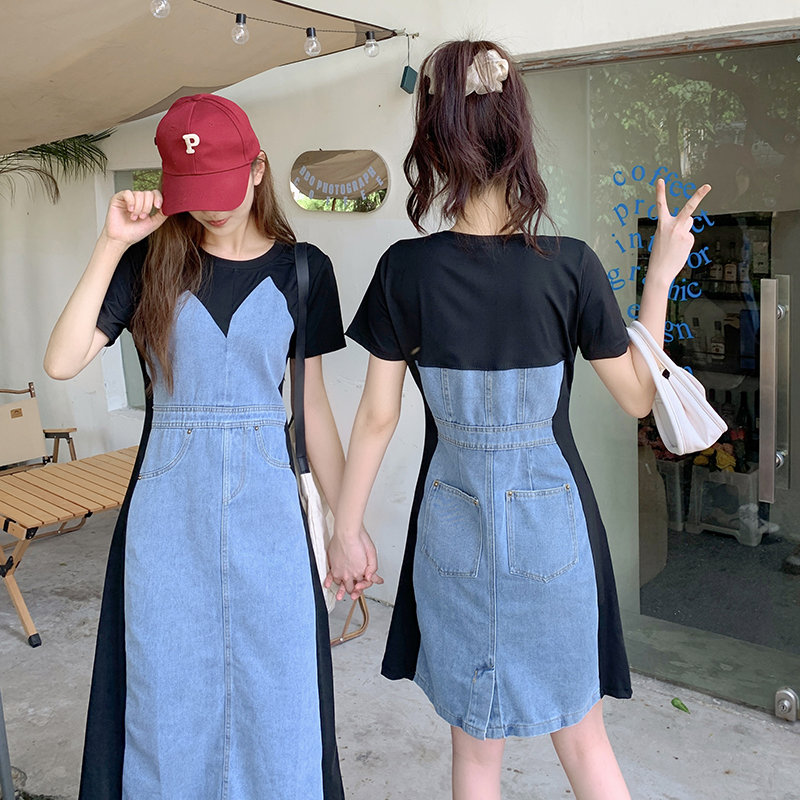 เดรสวัยรุ่น-เดรสคนอ้วนวัยรุ่น L-4XL(อก38-46 นิ้ว)