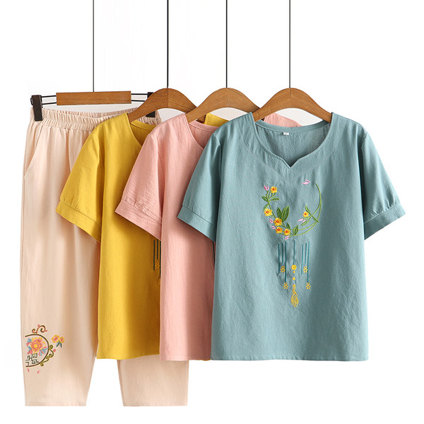 เสื้อลินินสไตล์ผู้ใหญ่ เสื้อคุณแม่ เสื้อผู้ใหญ่ แบรนด์ LININ