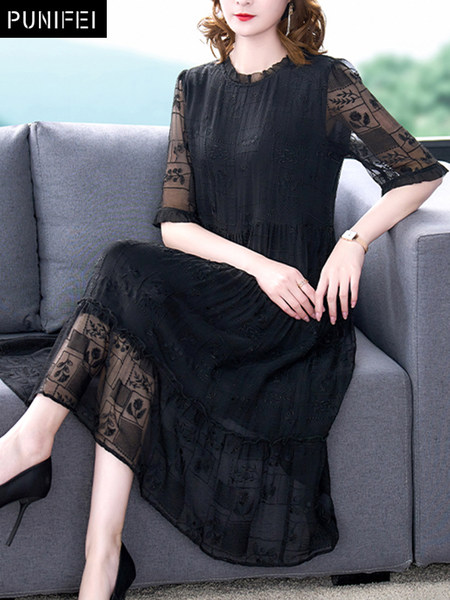เดรสวัยผู้ใหญ่40-60ปี เดรสคุณแม่ ชุดเดรสทำงานวัยผู้ใหญ่ แบรนด์ MAMA DRESS