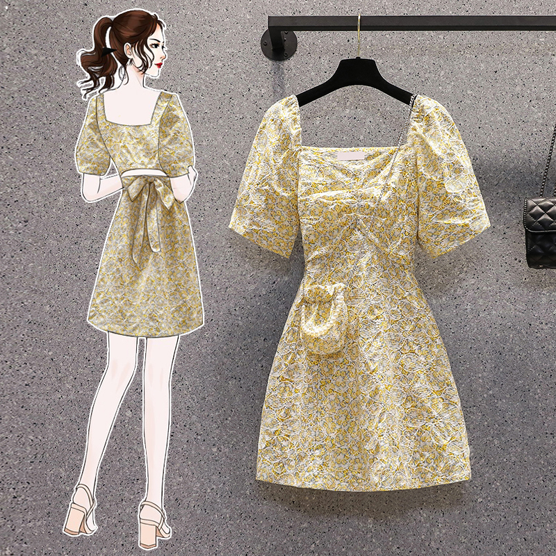 เดรสแขนสั้น มีไซส์ L-4XLอก 38-47 นิ้ว ใส่ได้ทั้งสาวหุ่นดีน่ารักจนถึงสาวอวบพลัสไซส์