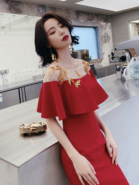 ชุดราตรี ชุดออกงาน ดีไซน์หรู แบรนด์ Angel