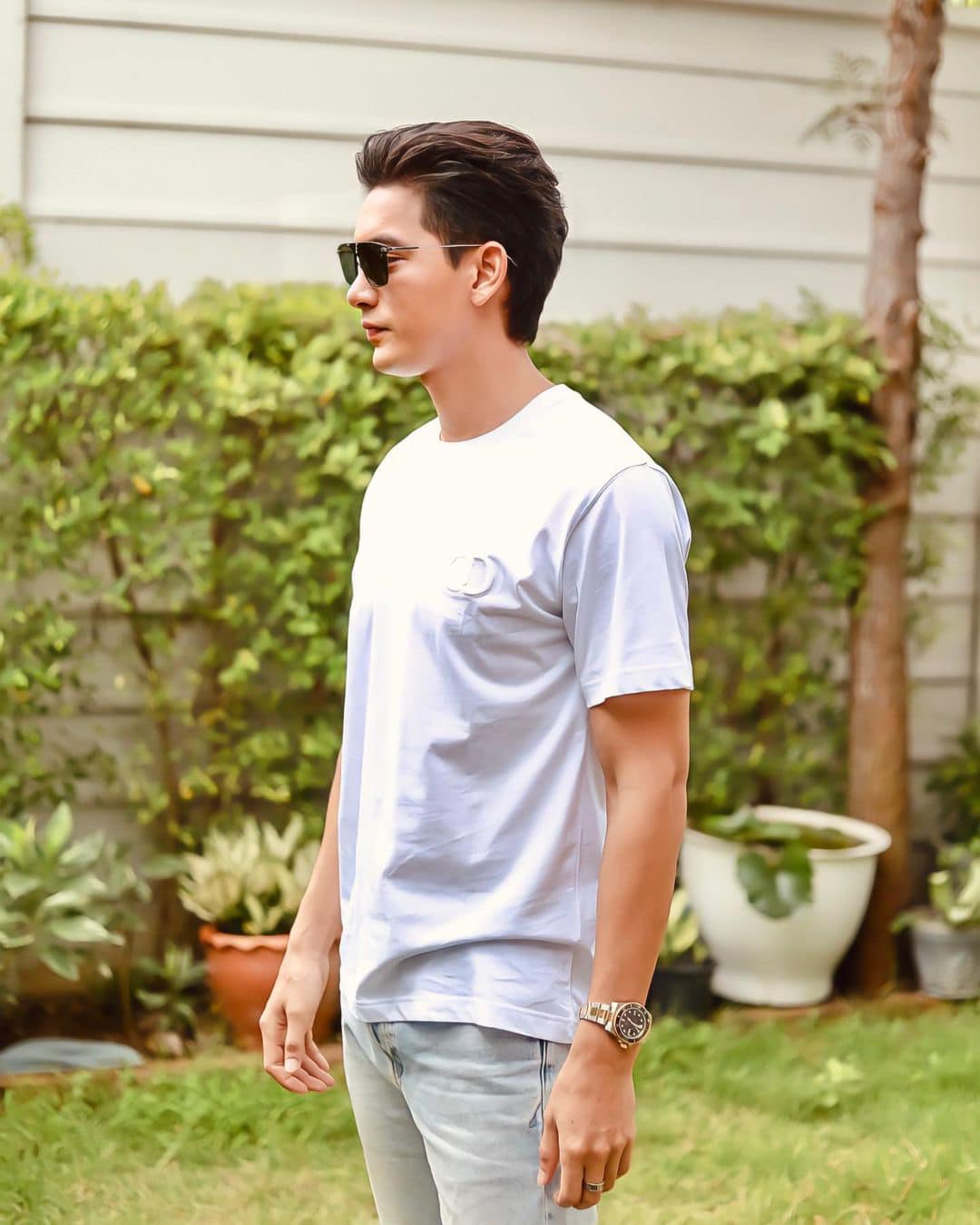 Dior White CD Icon Relaxed-Fit T-Shirt