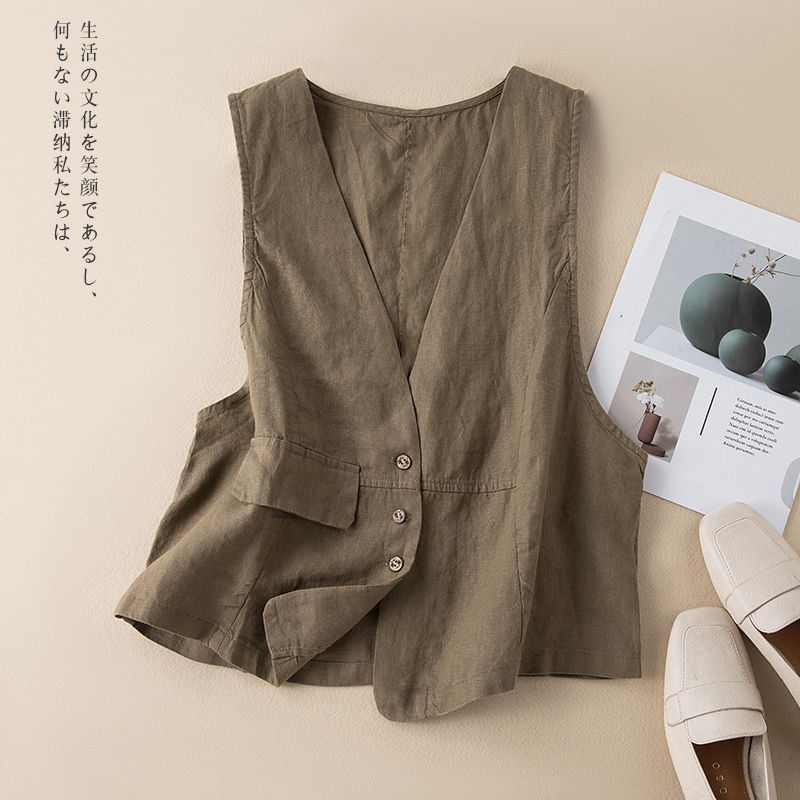 เสื้อลินิน เสื้อผ้าฝ้ายลินิน เสื้อเชิ้ตผ้าลินิน S M l XL จากแบรนด์ ZIMO