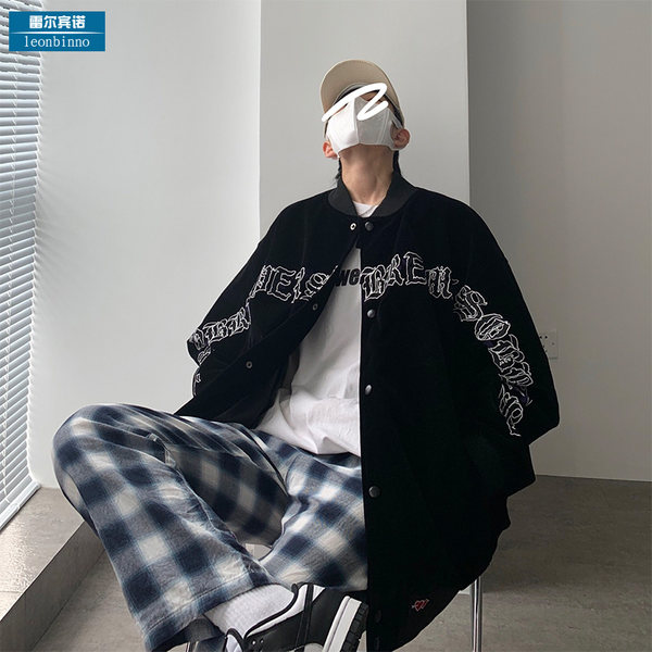 เสื้อแจ็คเก็ตเบสบอล เสื้อคลุม เสื้อแขนยาวสไตล์เกาหลี