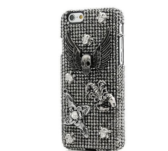 เคส iphone 6 เคส Diy แนว Hard core ฮาร์ดร็อค คริสตัล แมงป่อง หัวกะโหลก ติดปีก เคส แบบเท่ ๆ แนว ๆ ร็อคเกอร์ 403938_3
