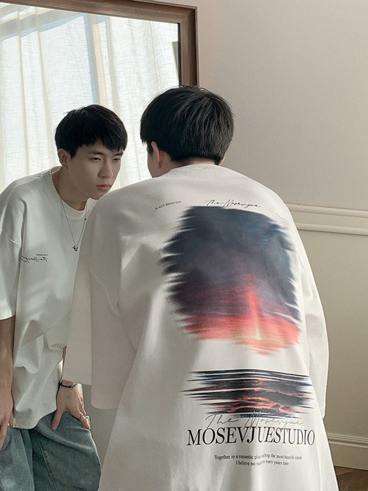 เสื้อยืดผู้ชายอ้วน S-5XL(อกเสื้อ39-51นิ้ว)