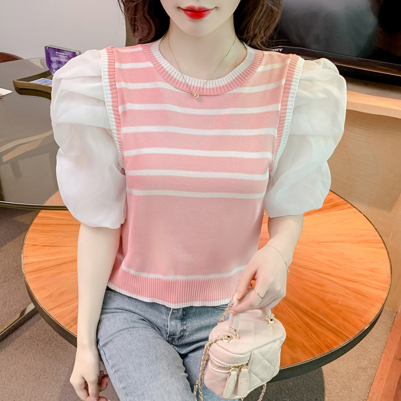 เสื้อผ้าวัยรุ่นเกาหลี เสื้อยืดวัยรุ่นผู้หญิง มีขนาด S M L XL