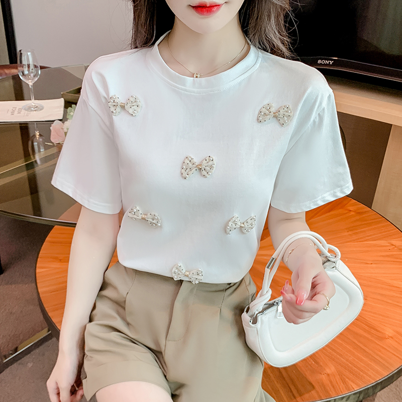 เสื้อผ้าวัยรุ่นเกาหลี เสื้อยืดวัยรุ่นผู้หญิง มีขนาด S M L XL