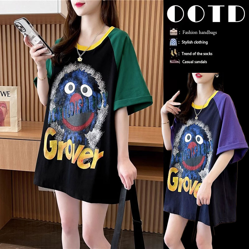 เสื้อยืดคนอ้วนแบบโอเวอร์ไซส์แบบ ulzzang fashion สนใจทักแชท