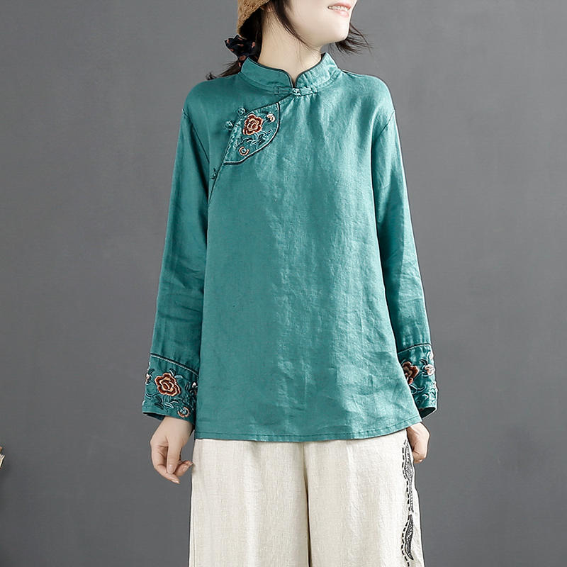 แบบเสื้อสวยๆ เสื้อผ้าฝ้ายลินิน เสื้อเชิ้ตผ้าลินิน