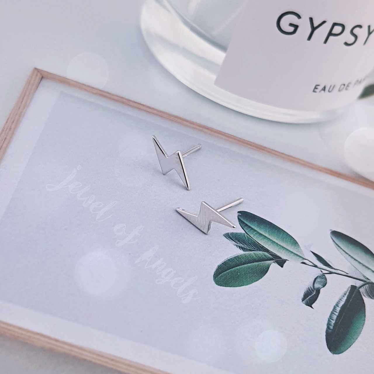 ต่างหูเงินแท้ S925 รุ่น Thunder ต่างหูสายฟ้า เงินแท้ทั้งชิ้น Silver925 ต่างหูผู้ชาย ต่างหูผู้หญิง ตุ้มหูเงินแท้