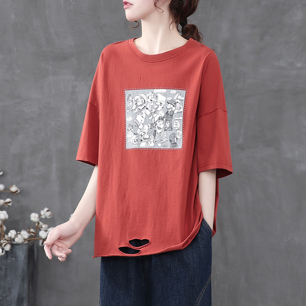 เสื้อยืดวินเทจ ฟรีไซส์อกเสื้อประมาณ 38-42
