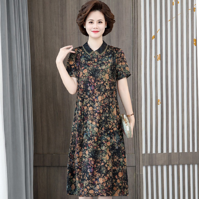 เดรสวัยผู้ใหญ่40-60ปี เดรสคุณแม่ ชุดเดรสทำงานวัยผู้ใหญ่ แบรนด์ MAMA DRESS