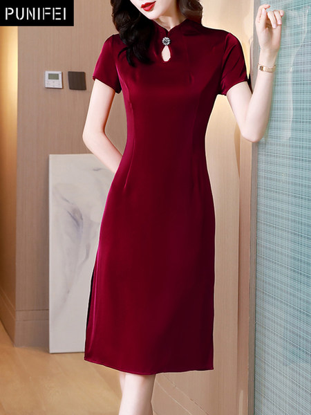 เดรสวัยผู้ใหญ่40-60ปี เดรสคุณแม่ ชุดเดรสทำงานวัยผู้ใหญ่ แบรนด์ MAMA DRESS