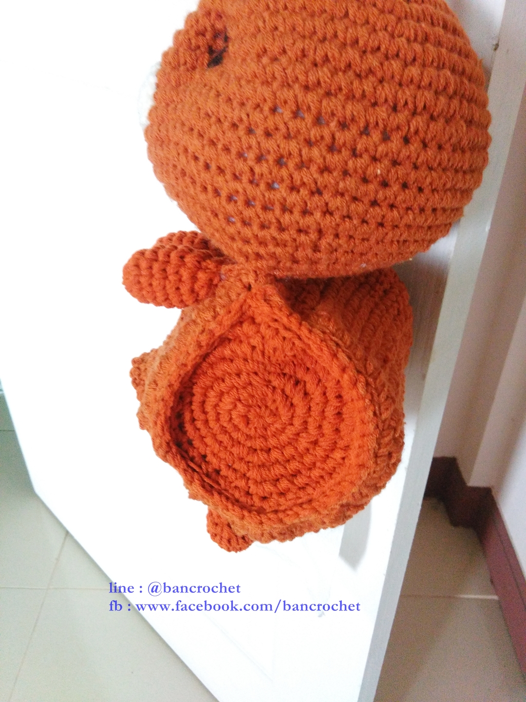 ทิชชูถักลายคุมะ แบบแขวน2 in 1