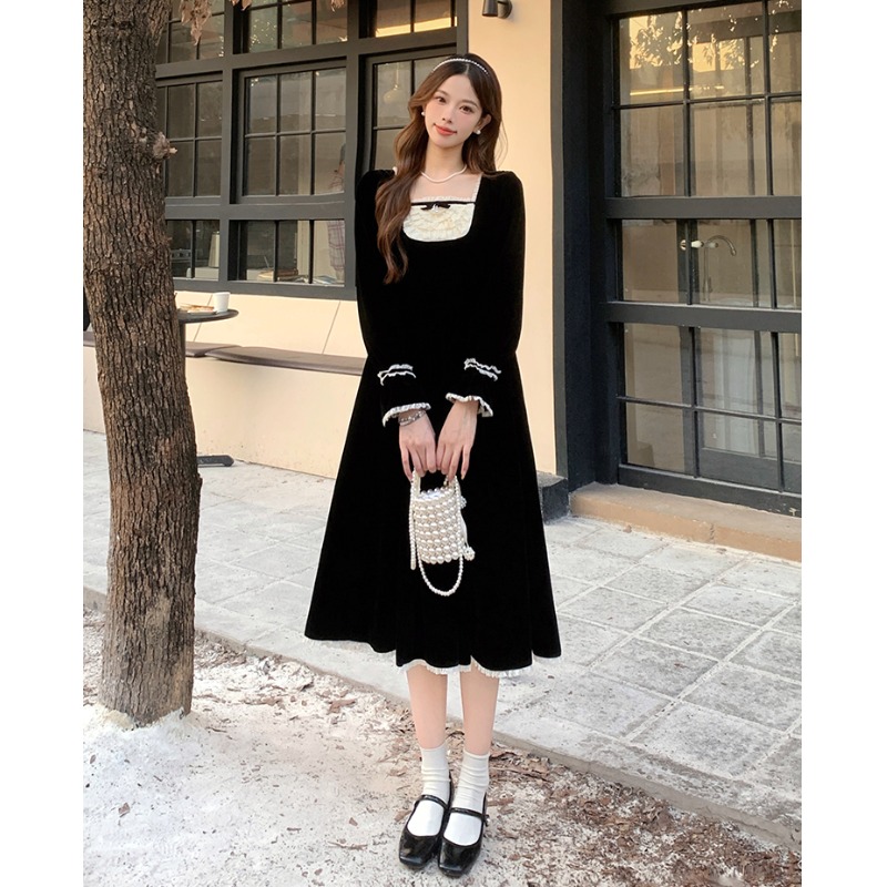 เดรสสาวอวบ มีไซส์ L-4XLอกเสื้อ 38-47 นิ้ว ใส่ได้ทั้งสาวหุ่นดีน่ารักจนถึงสาวอวบพลัสไซส์ จัดส่งฟรี! ทักแชทสั่งซื้อ