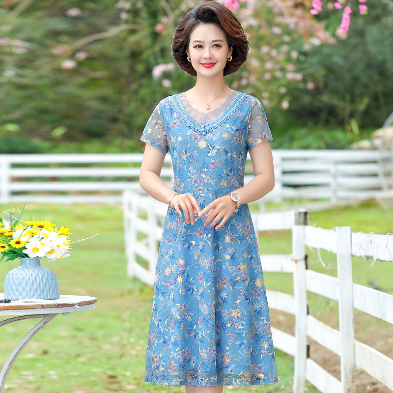 เดรสวัยผู้ใหญ่40-60ปี เดรสคุณแม่ ชุดเดรสทำงานวัยผู้ใหญ่ แบรนด์ MAMA DRESS