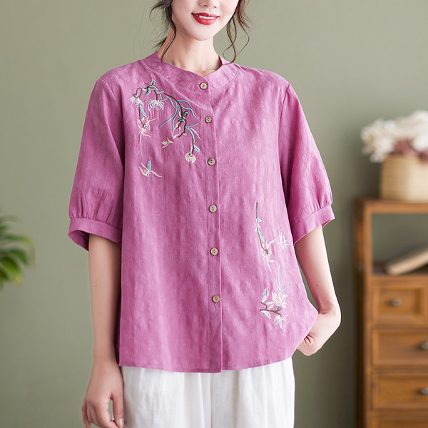 เสื้อลินิน แบบเสื้อสวยๆ เสื้อผ้าฝ้ายลินิน เสื้อเชิ้ตผ้าลินิน BY LININ